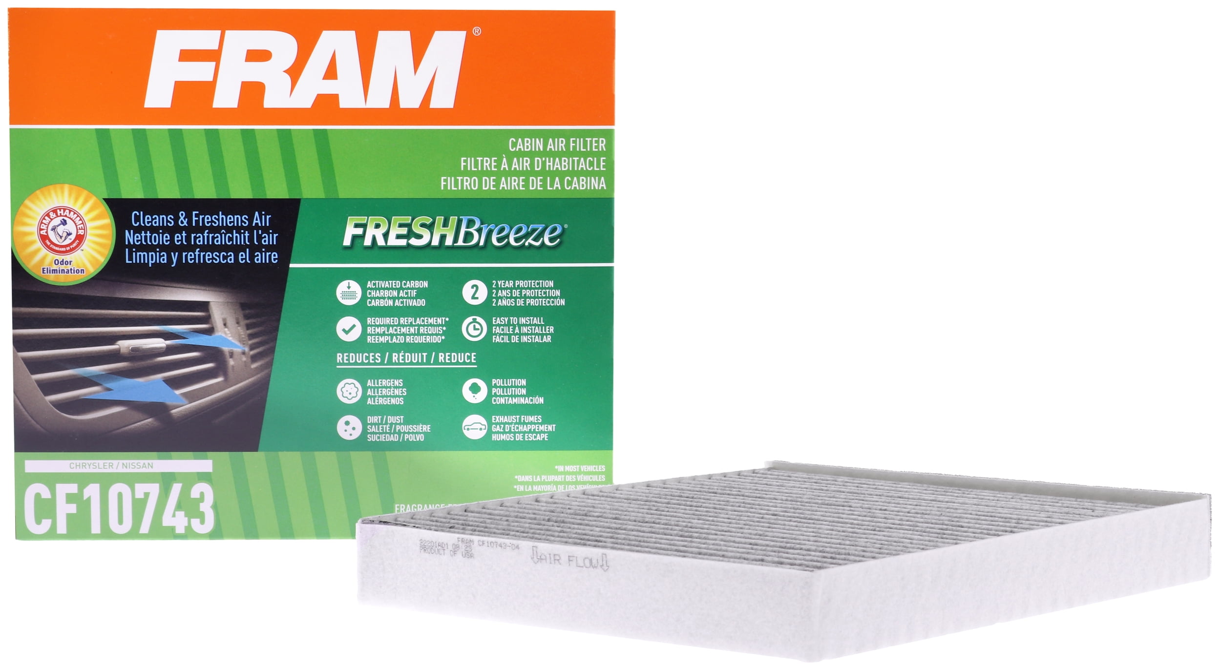 Fram CF10743 Cabin Air Filter