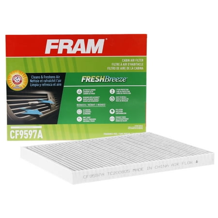 FRAM Fresh Breeze Cabin Air Filter, CF9597A Fits select: 2001-2007 CHRYSLER TOWN & COUNTRY, 2001-2007 DODGE GRAND CARAVAN price history and forecast - FRAM CF9597A