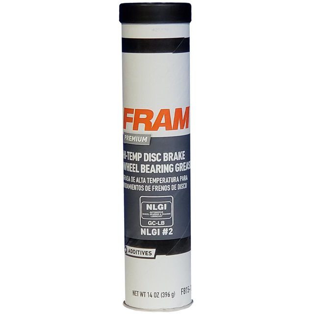 FRAM Grease FRAM HiTemp Disc Brake Wheel Bearing Grease 14 OZ, 14 oz tube, sold by each