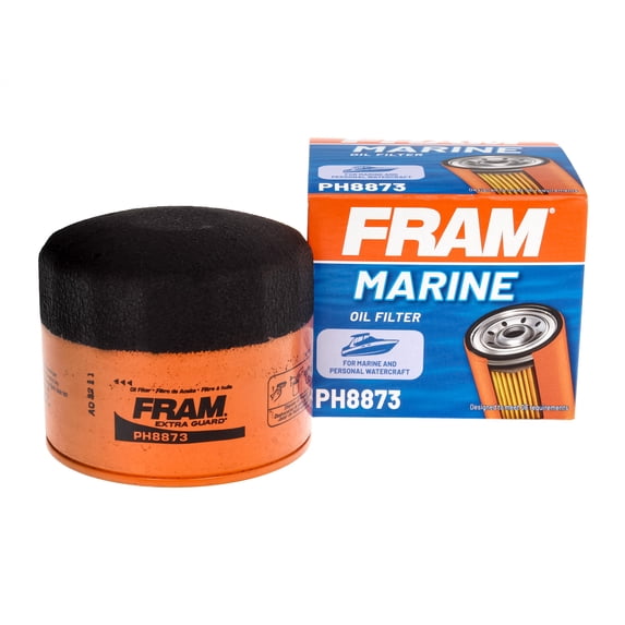 FRAM Marine PH8873, 10K Miles, Replacement Oil Filter Fits Select Marine and Personal Watercraft Vehicles