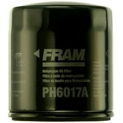 FRAM Motorcycle/ATV 2.6" Oil Filter, PH6017A for Honda, Kawasaki, Polaris, and Yamaha