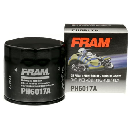 FRAM Motorcycle/ATV 2.6" Oil Filter, PH6017A for Honda, Kawasaki, Polaris, and Yamaha price history and forecast - FRAM PH6017A