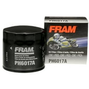 FRAM Motorcycle/ATV 2.6" Oil Filter, PH6017A for Honda, Kawasaki, Polaris, and Yamaha