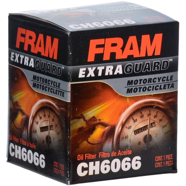 FRAM Motorcycle/ATV Oil Filter, CH6066 for Kawasaki, Suzuki
