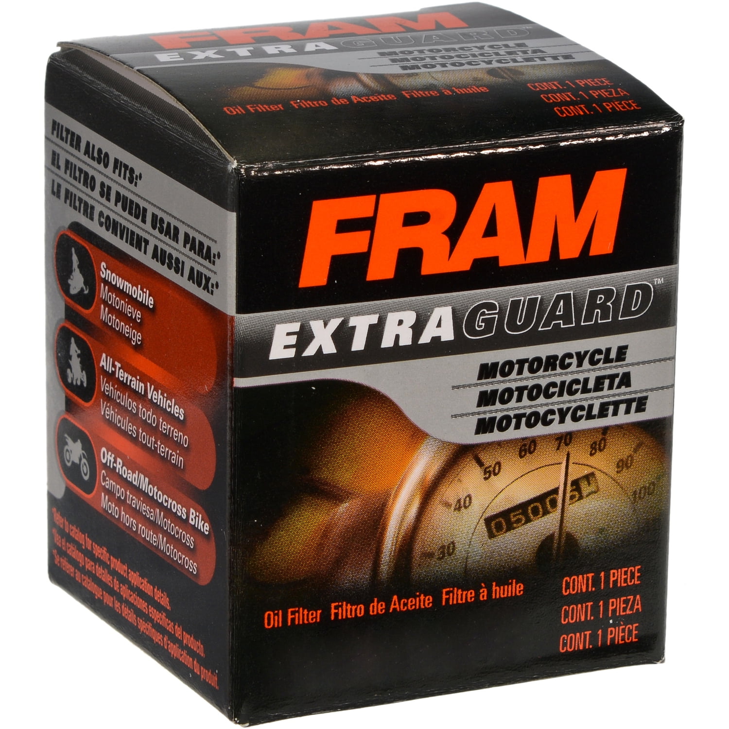 FRAM Motorcycle and ATV Oil Filter, CH6103, for Can-Am, Buell and