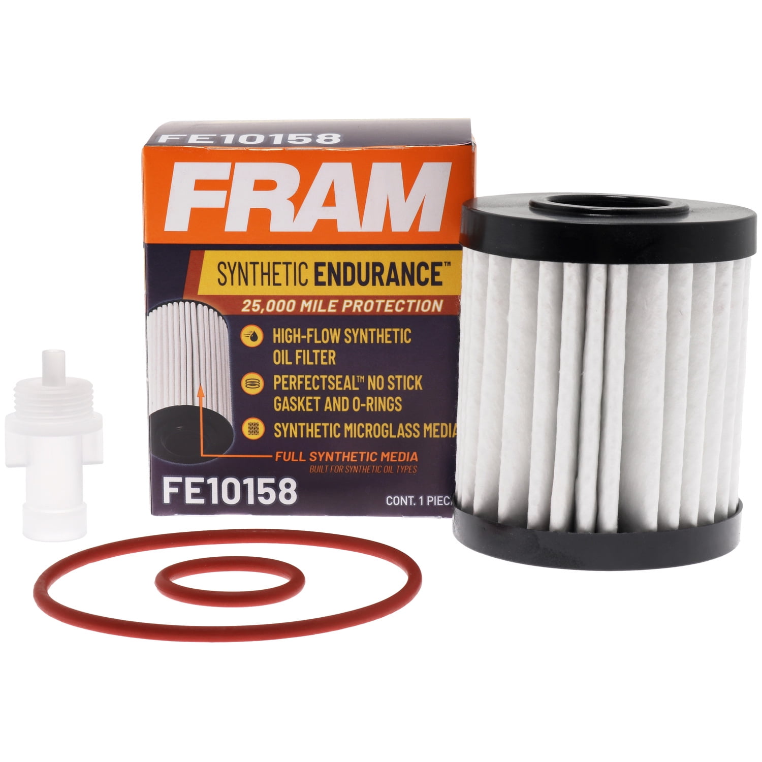 FRAM Synthetic Endurance Premium Oil Filter, FE10158, 25K mile