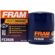 فلتر زيت بريميوم للتحمل الاصطناعي من FRAM ، FE3506 ، فلتر بديل بطول 25 ألف ميل لمركبات شيفروليه مختارة