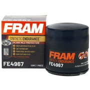 FRAM Synthetic Endurance Premium Oil Filter, FE4967, 25K Miles, Replacement Filter for Select Select Vehicle
