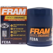 FRAM Synthetic Endurance Premium Oil Filter, FE8A, 25K Miles, Replacement Filter for Selected Vehicles
