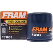 FRAM Synthetic Endurance Premium Oil Filter, FE9688, 25K mile Replacement Filter for Select Hyundai and Kia Vehicles