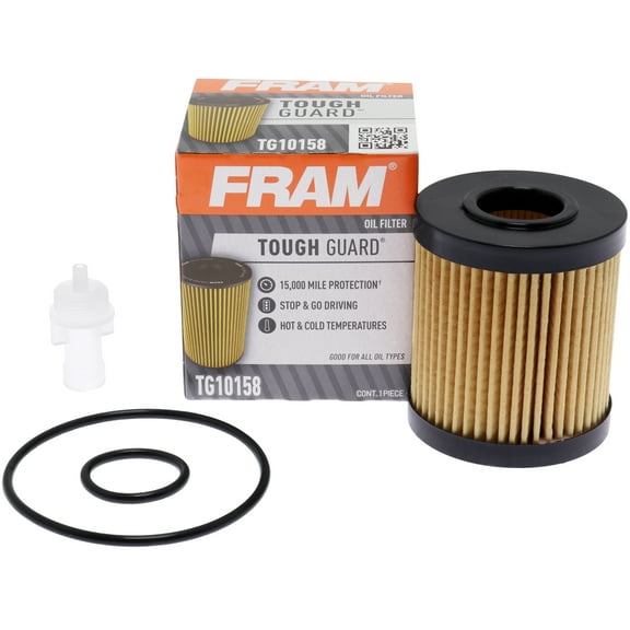 FRAM Tough Guard 15,000 Mile Oil Filter, TG10158 Fits select: 2010-2023 TOYOTA 4RUNNER, 2006-2023 LEXUS IS