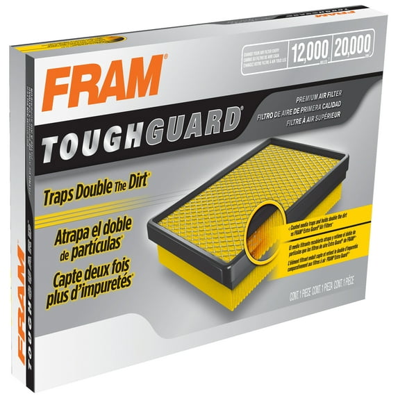 FRAM Tough Guard Air Filter, TGA7597, 12K Mile Protection Replacement For Select Vehicles