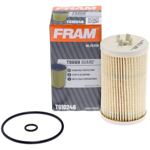 FRAM Tough Guard Filter TG10246, 15K mile Change Interval Oil Filter