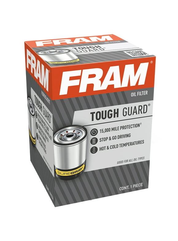 FRAM Tough Guard Filter TG4967, 15K mile Change Interval Oil Filter Fits select: 2018-2023 TOYOTA RAV4, 2018-2023 TOYOTA CAMRY