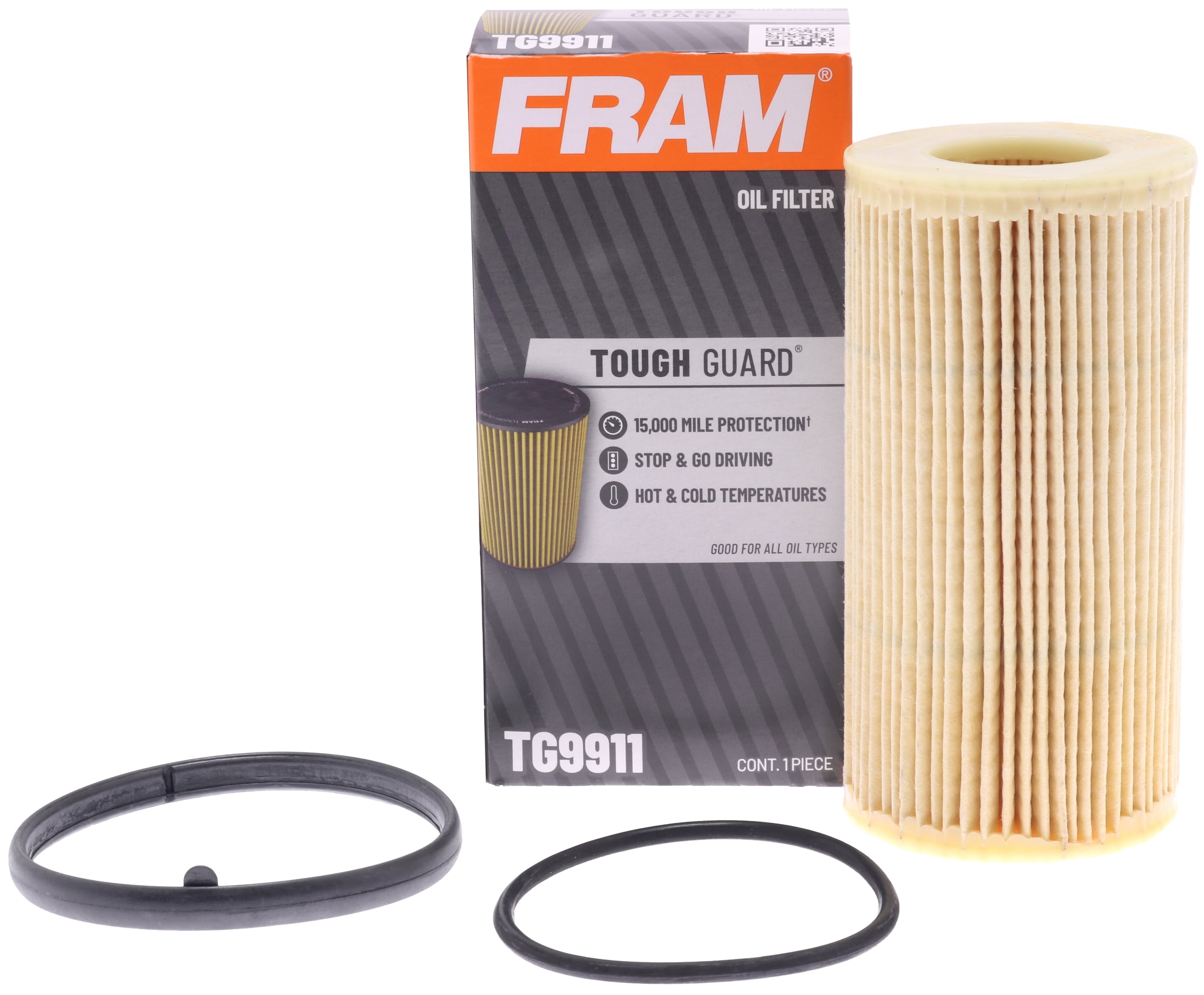 FRAM Tough Guard Filter TG9911, 15K mile Change Interval Oil Filter