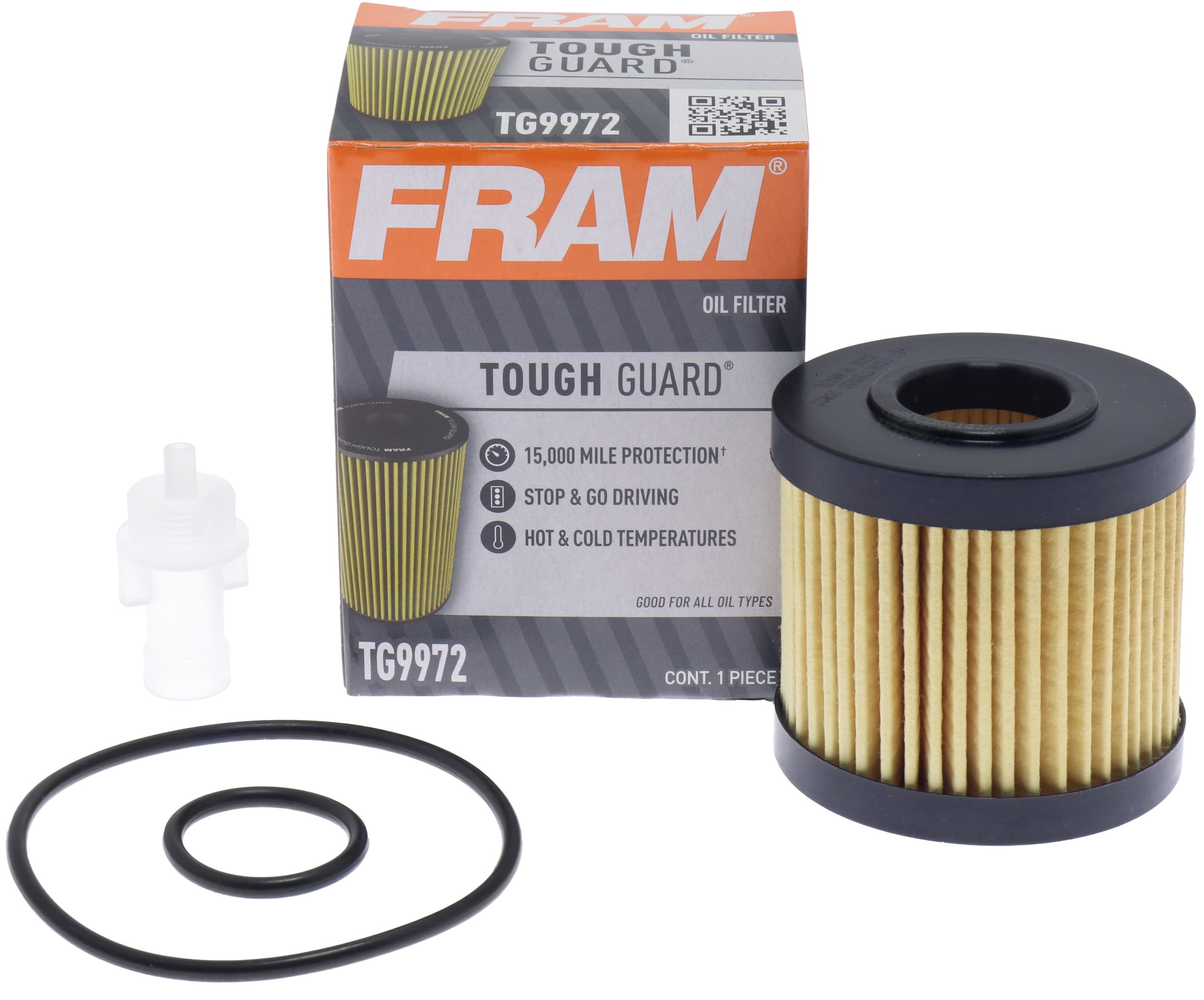 FRAM Tough Guard Filter TG9972, 15K mile Change Interval Oil Filter