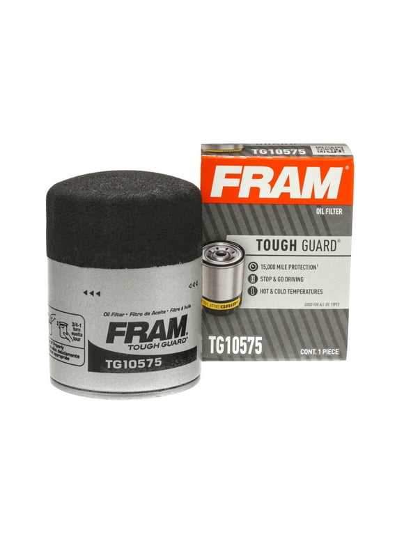 FRAM Tough Guard Oil Filter, TG10575, 15K mile Replacement Filter for Select Chevrolet and Ford Vehicles