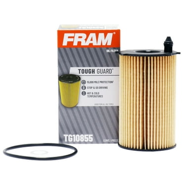 FRAM Tough Guard, Oil Filter, TG10855, 15K Mile, Replacement Oil Filters, Fits Select Vehicles