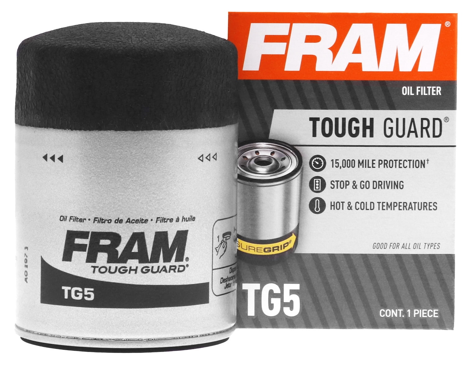 FRAM Tough Guard Oil Filter, TG5