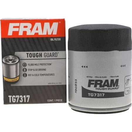 FRAM Tough Guard Oil Filter, TG7317, 15K mile Replacement Filter for Select Honda Vehicles price history and forecast - FRAM TG7317