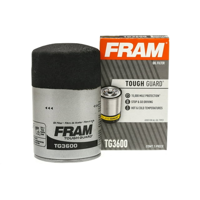 FRAM Tough Guard TG3600 Motor Oil Filter, 15K Mile Change Interval Fits