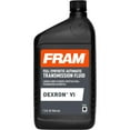 FRAM Transmission Fluid Full Synthetic Dexron VI Automatic Transmission Fluid Exceptional Low