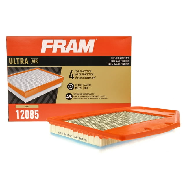 FRAM Ultra Air 12085, Premium Engine Air Filter, Replacement Filter for