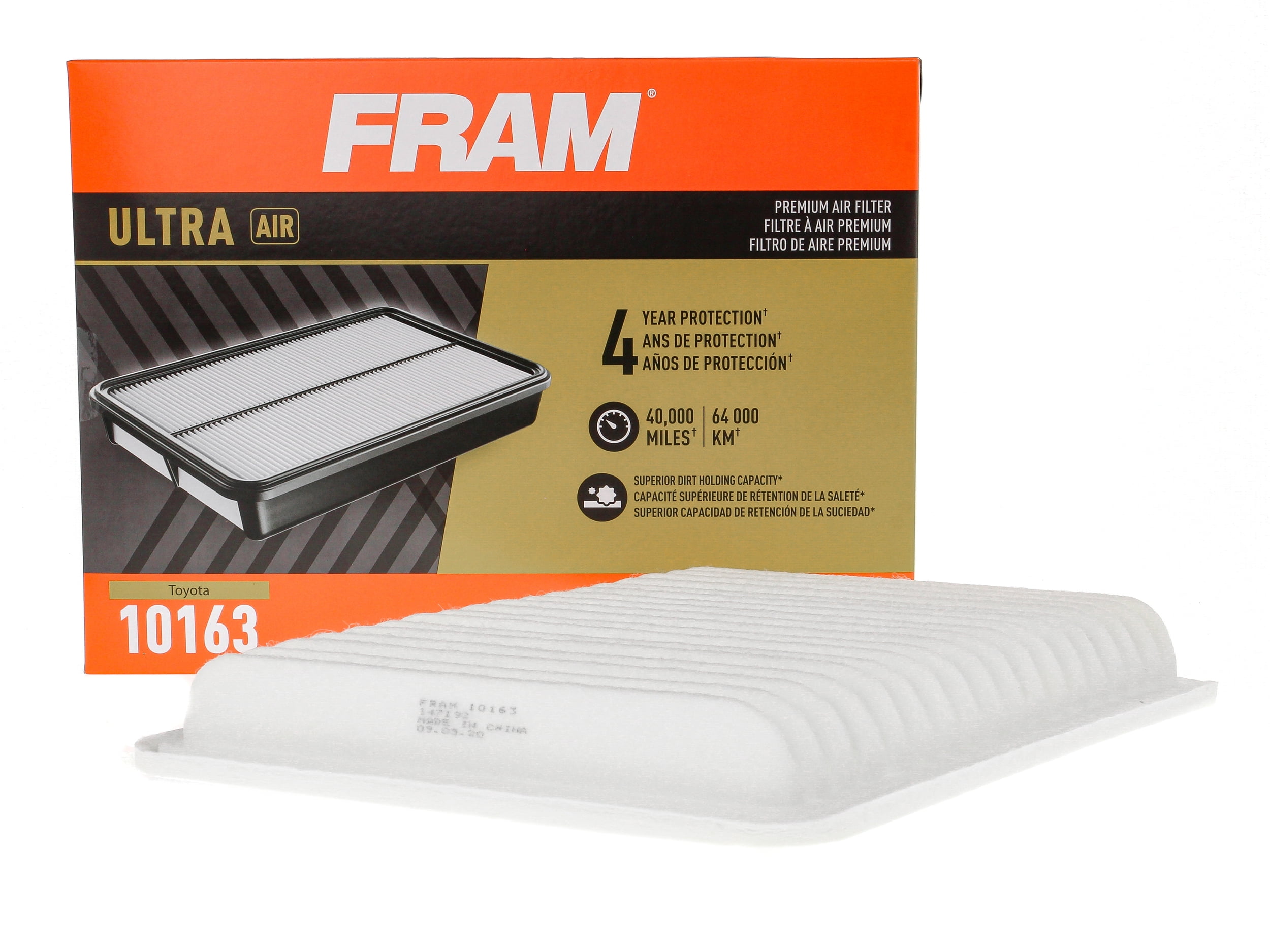 FRAM Ultra Air XGA10163 Premium Engine Air Filter For Select Vehicles