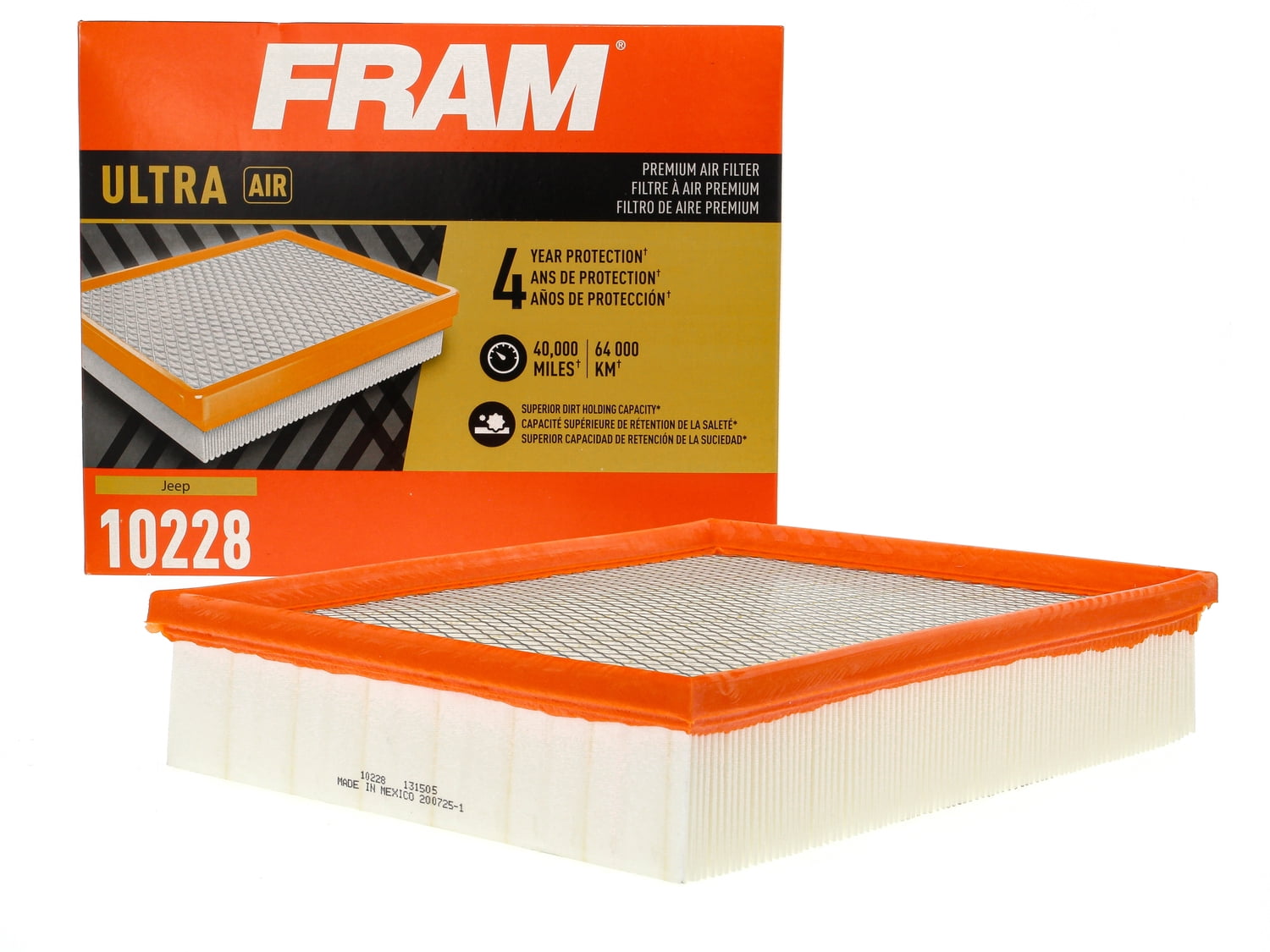 FRAM Ultra Air XGA10228, Premium Engine Air Filter, Replacement Filter