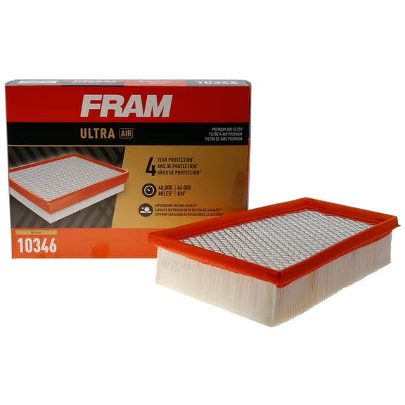 FRAM Ultra Air XGA10346, Premium Engine Air Filter, Replacement Filter for Select Nissan Vehicles Fits select: 2007-2012 NISSAN SENTRA