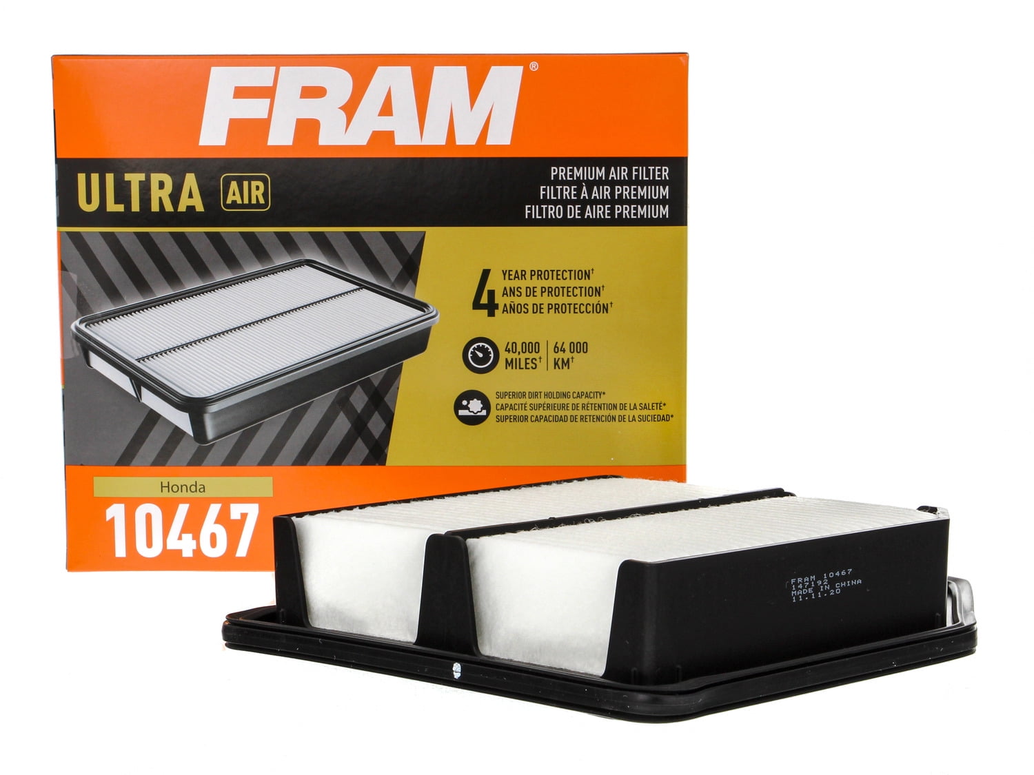 FRAM Ultra Air XGA10467 Premium Engine Air Filter For Select Vehicles