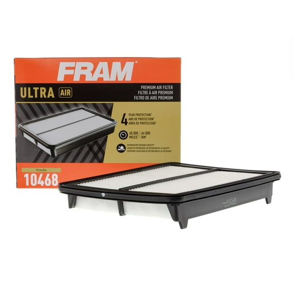 FRAM Ultra Air XGA10468, Premium Engine Air Filter, Replacement for Select Acura, Honda Vehicles Fits select: 2008-2012 HONDA ACCORD, 2009-2014 ACURA TL
