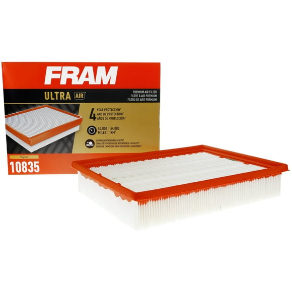 FRAM Ultra Air XGA10835, Premium Engine Air Filter, Replacement Filter for Select Lexus and Toyota Vehicles Fits select: 2010-2023 TOYOTA 4RUNNER, 2010-2023 LEXUS GX