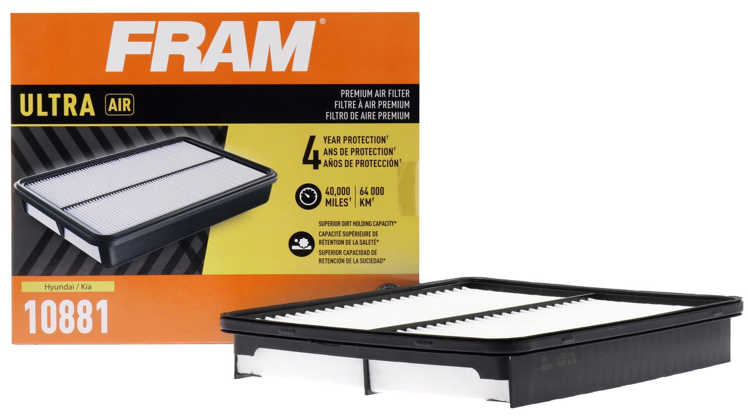 FRAM Ultra Air XGA10881 Premium Engine Air Filter For Select Vehicles