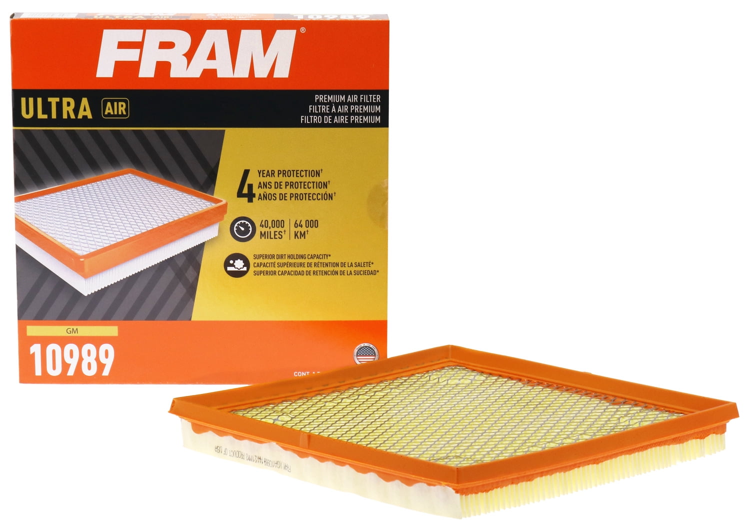 FRAM Ultra Air XGA10989 Premium Engine Air Filter For Select Vehicles