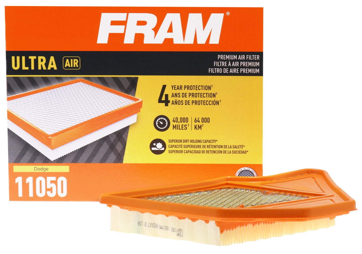 FRAM Ultra Air XGA11050 Premium Engine Air Filter For Select Vehicles