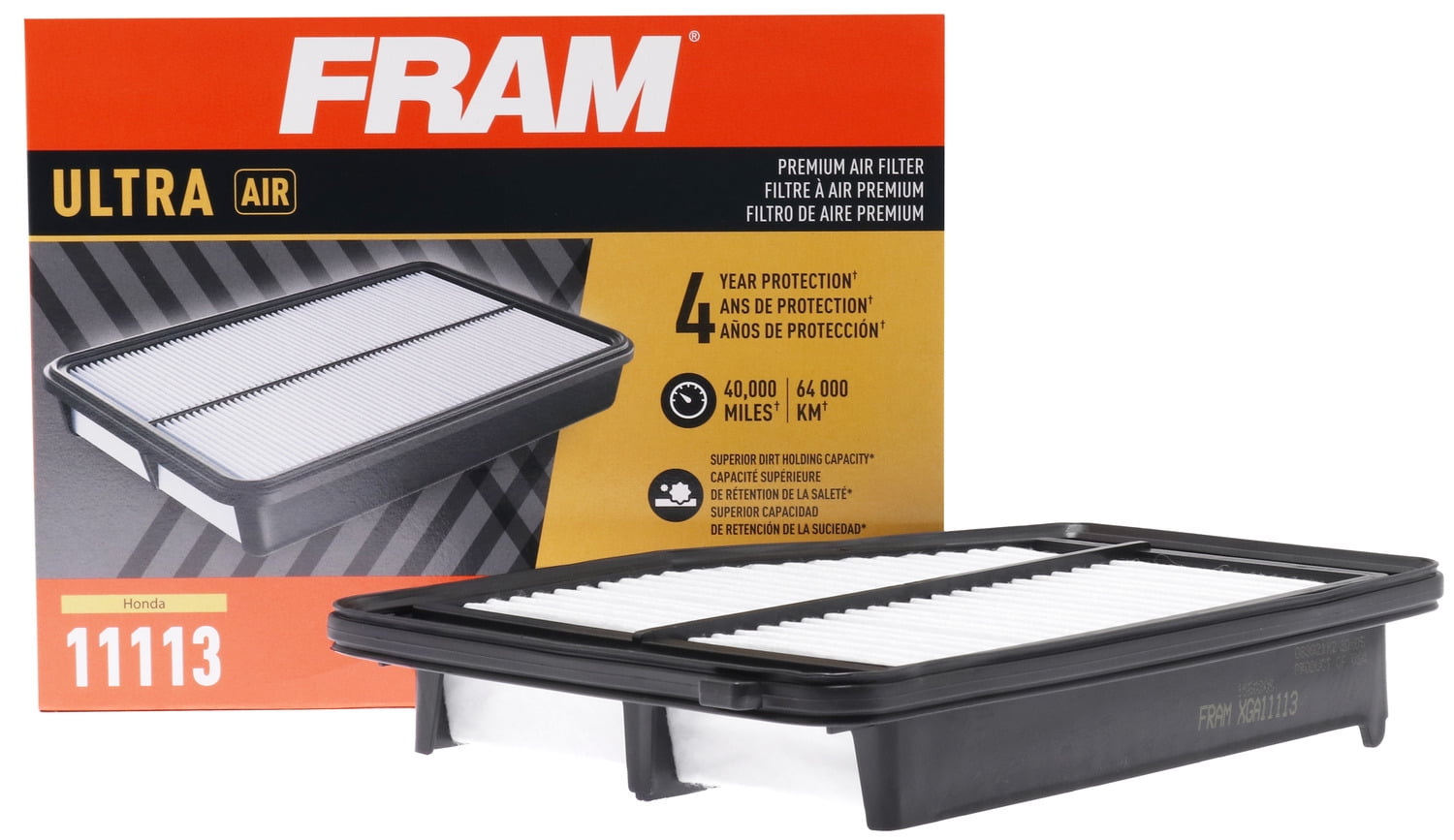 FRAM Ultra Air XGA11113 Premium Engine Air Filter For Select Vehicles