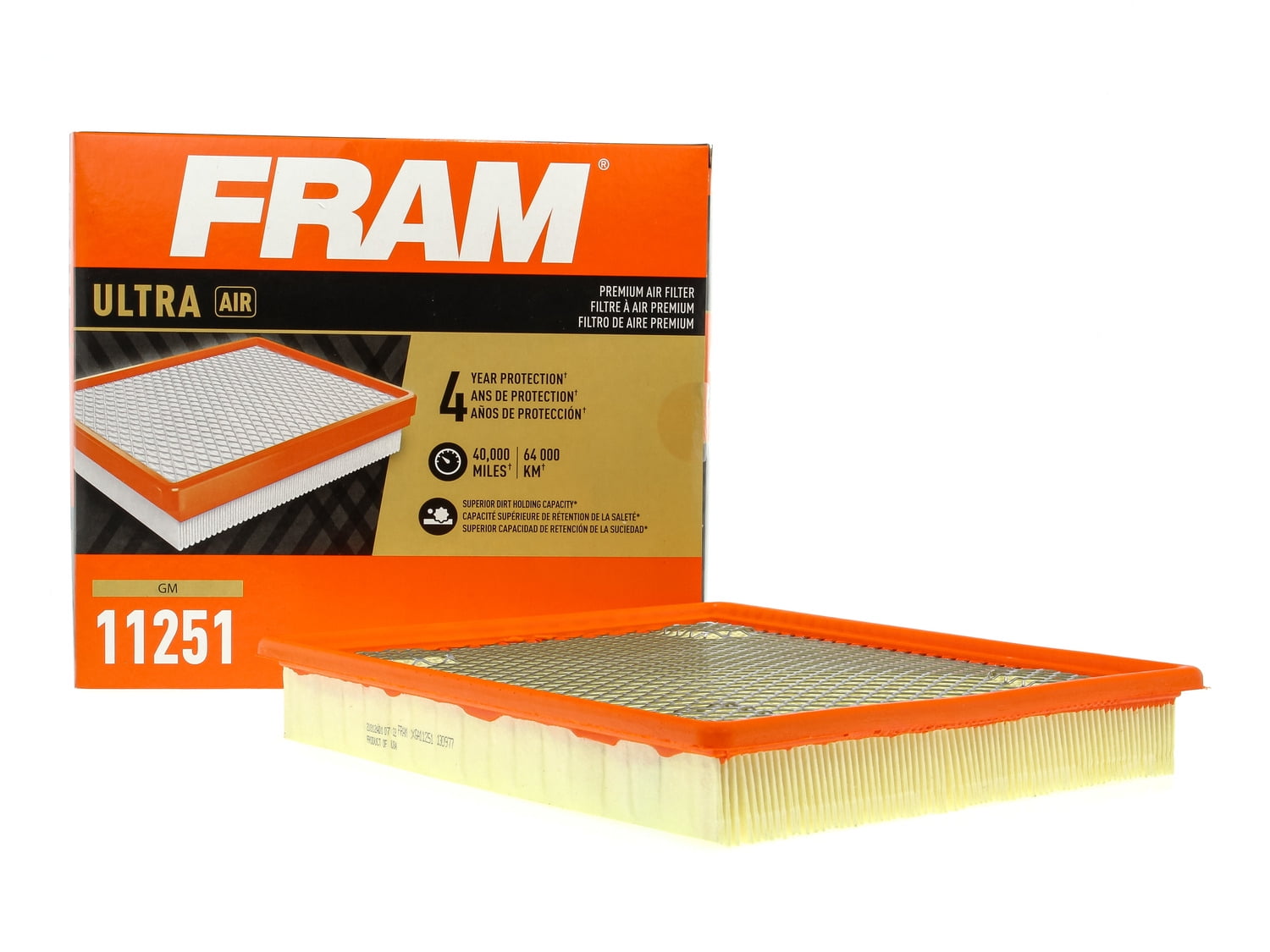 FRAM Ultra Air XGA11251 Premium Engine Air Filter For Select Vehicles
