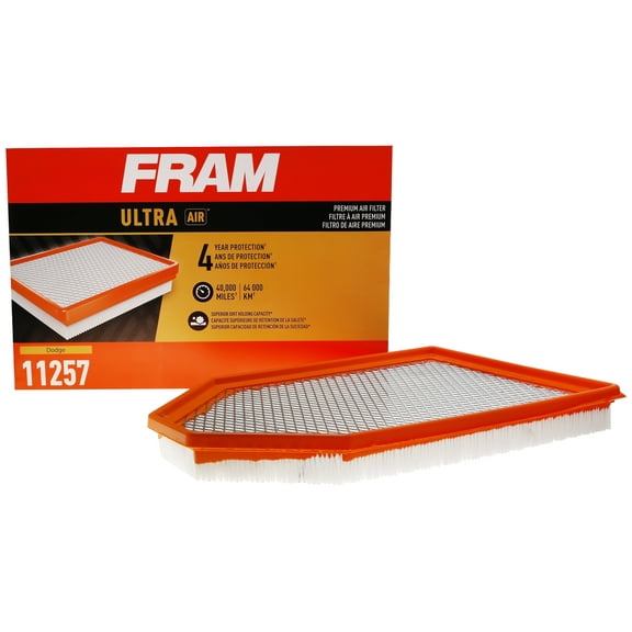 FRAM Ultra Air XGA11257, Premium Engine Air Filter, Replacement Filter for Select Dodge Vehicles Fits select: 2011-2023 DODGE CHARGER, 2014-2015 CHRYSLER 300C