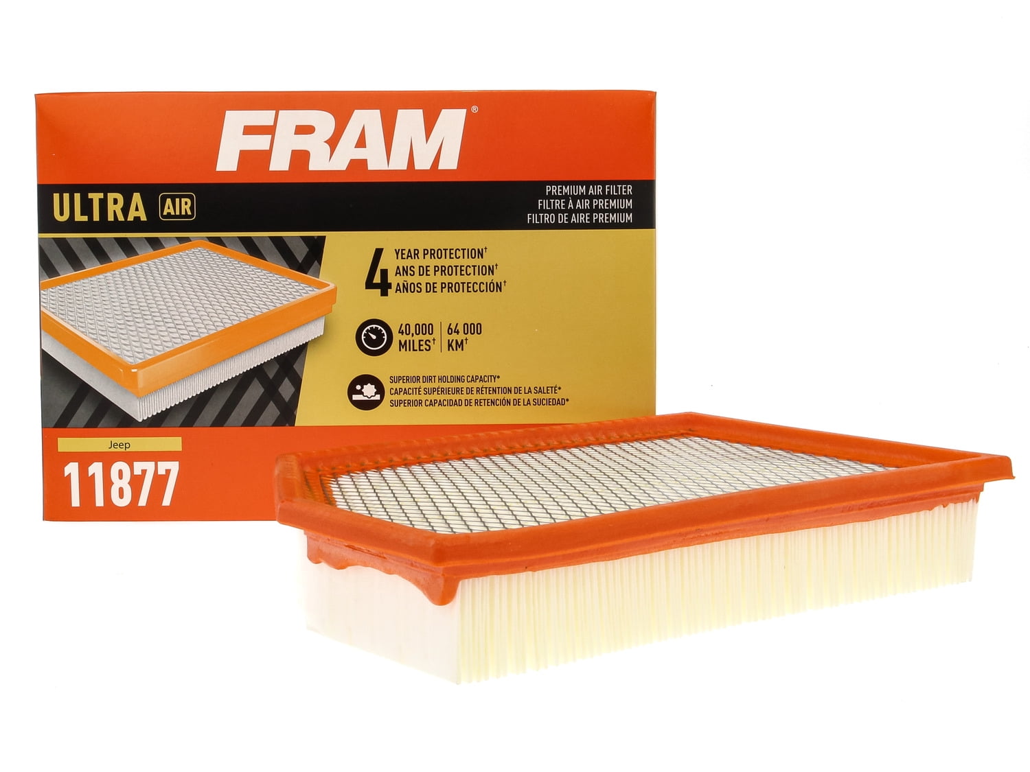 FRAM Ultra Air XGA11877 Premium Engine Air Filter For Select Vehicles