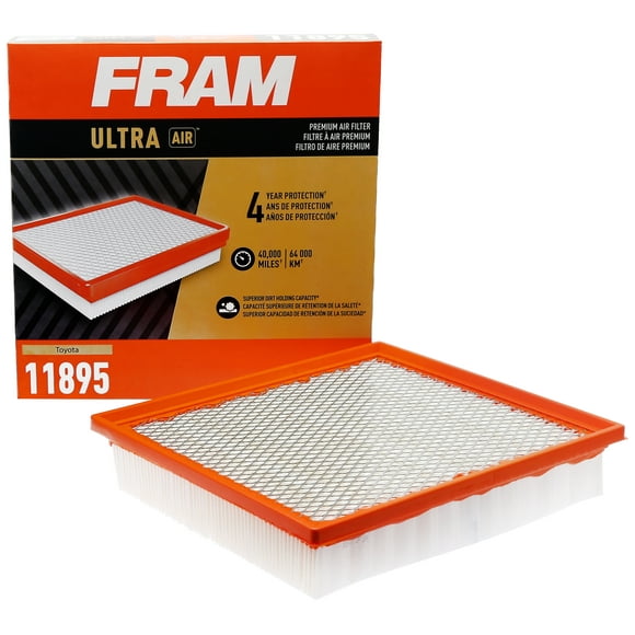 FRAM Ultra Air XGA11895, Premium Engine Air Filter, Replacement Filter for Select Toyota Vehicles Fits select: 2016-2023 TOYOTA TACOMA, 2013-2021 TOYOTA TUNDRA