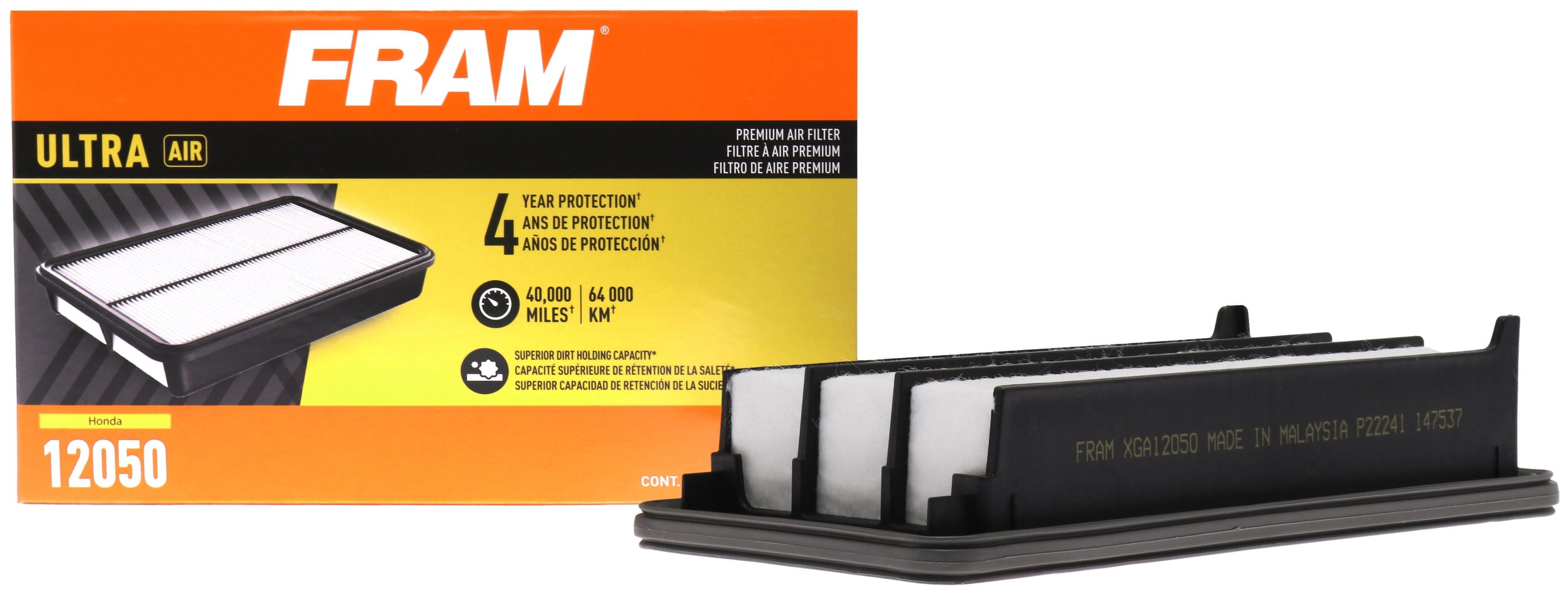FRAM Ultra Air XGA12050 Premium Engine Air Filter For Select Vehicles