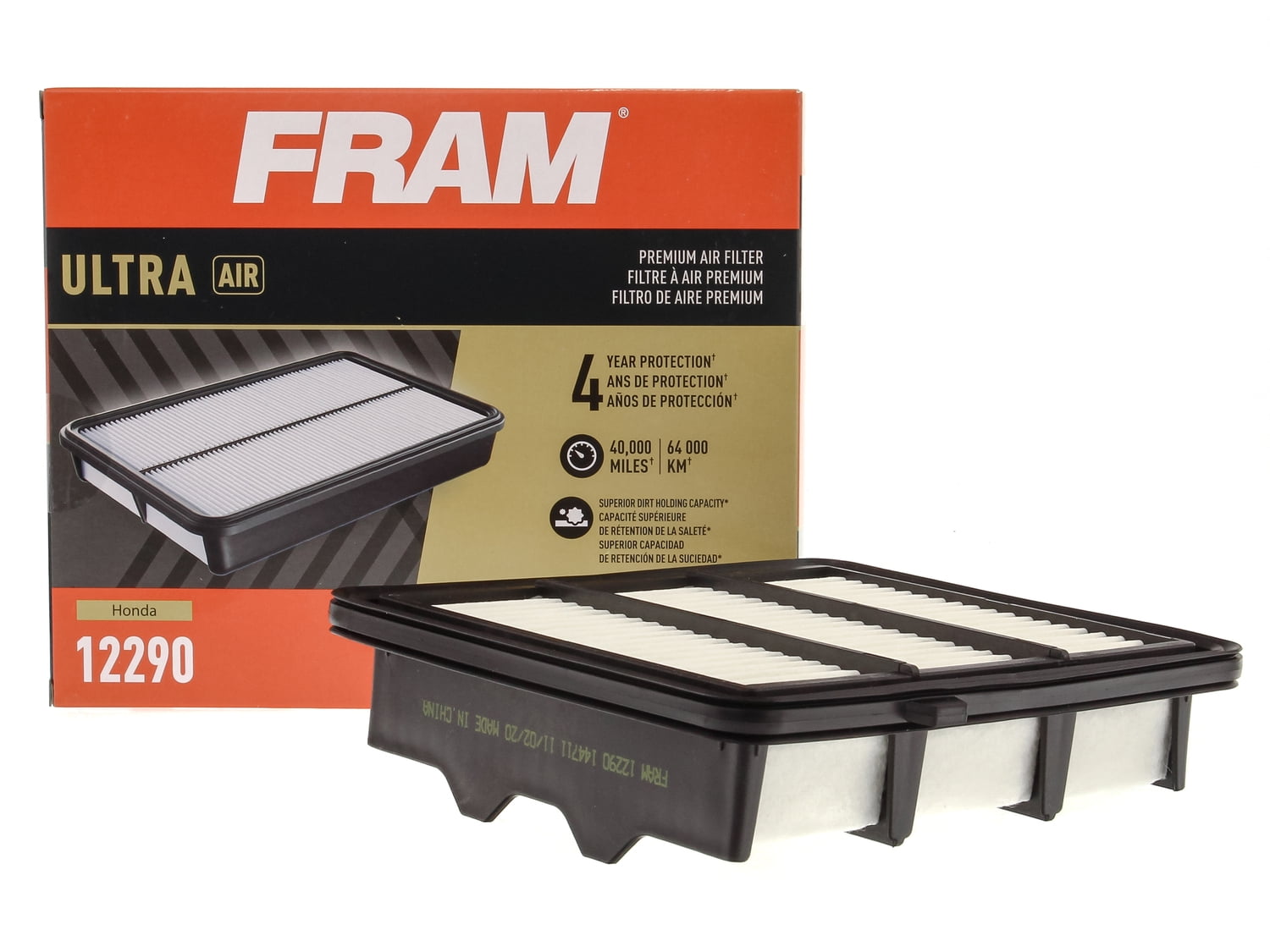 FRAM Ultra Air XGA12290 Premium Engine Air Filter For Select Vehicles