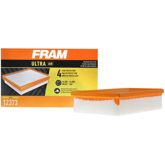 FRAM Ultra Air XGA12373, Premium Engine Air Filter for Select Jeep Vehicles Fits select: 2018-2019,2021 JEEP WRANGLER UNLIMITED