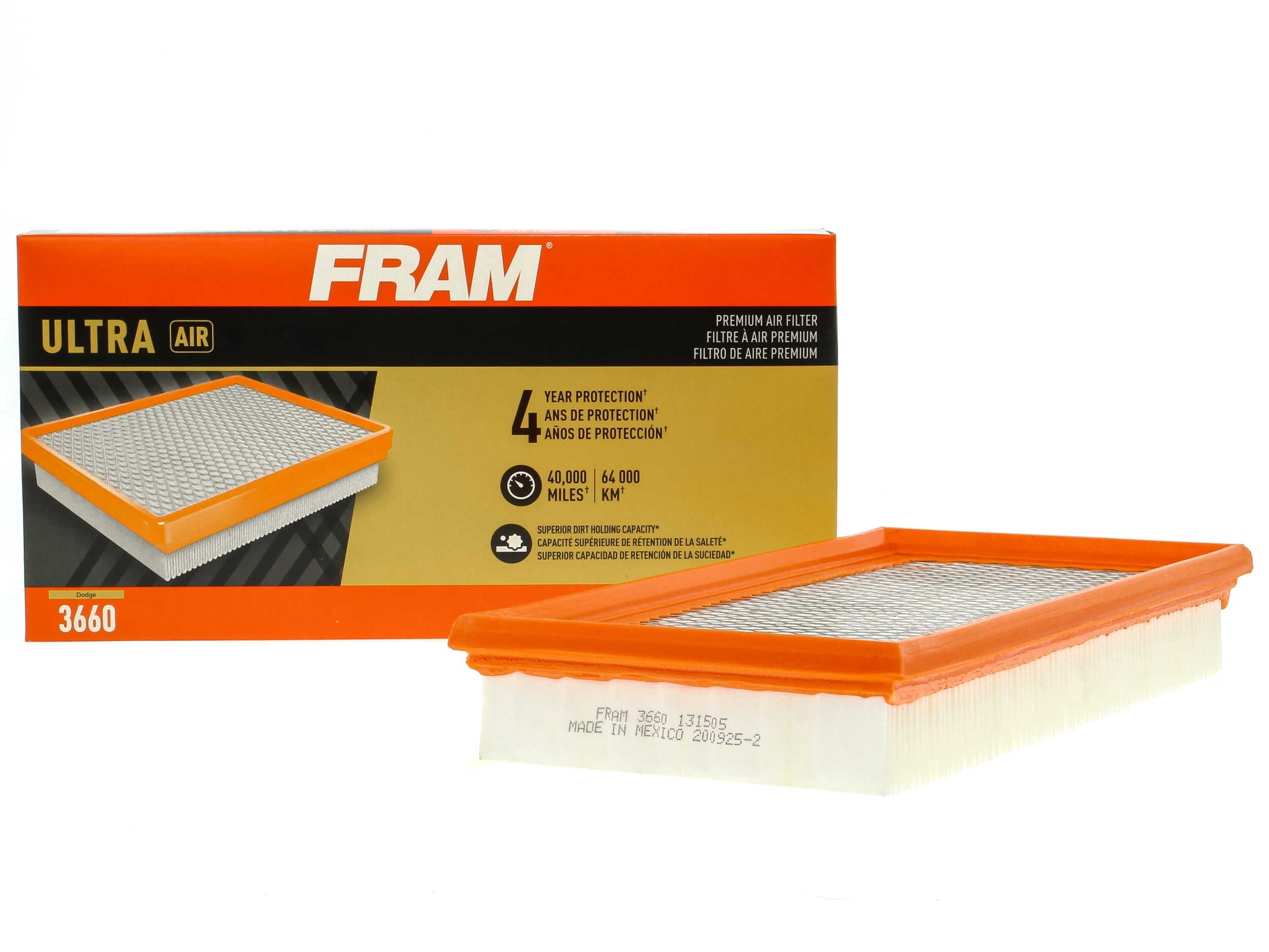 FRAM Ultra Air XGA3660, Premium Engine Air Filter, for Chrysler, Dodge, Plymouth