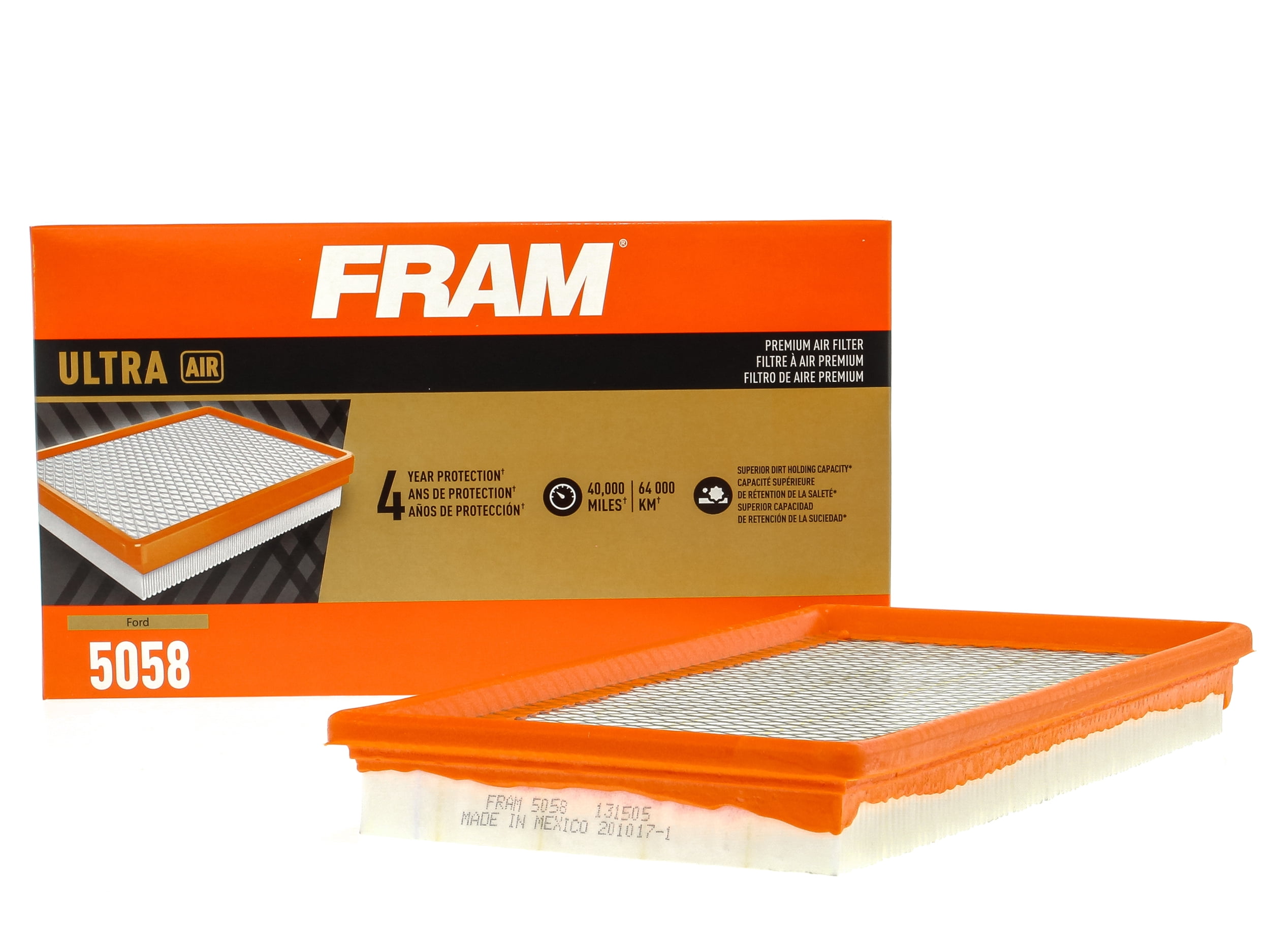 FRAM Ultra Air XGA5058, Premium Engine Air Filter, Fits Select