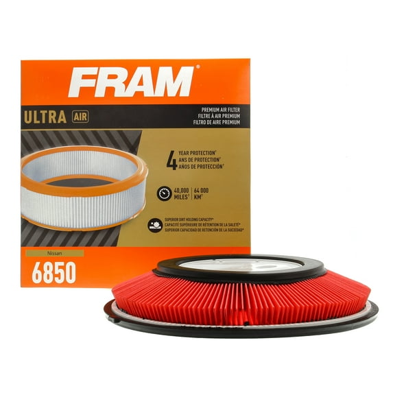 FRAM Ultra Air XGA6850, Premium Engine Air Filter, Replacement Filter for Select Nissan Vehicles