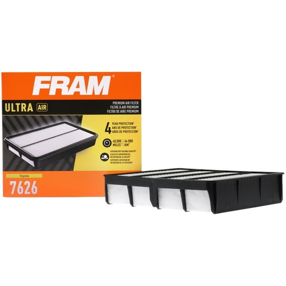 FRAM Ultra Air XGA7626, Premium Engine Air Filter, Replacement Filter for Select Lexus, Toyota Vehicles Fits select: 1995-2004 TOYOTA TACOMA, 1996-2002 TOYOTA 4RUNNER