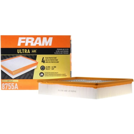 FRAM Ultra Air XGA8755A, Premium Engine Air Filter for Cadillac, Chevrolet, and GMC Vehicles.