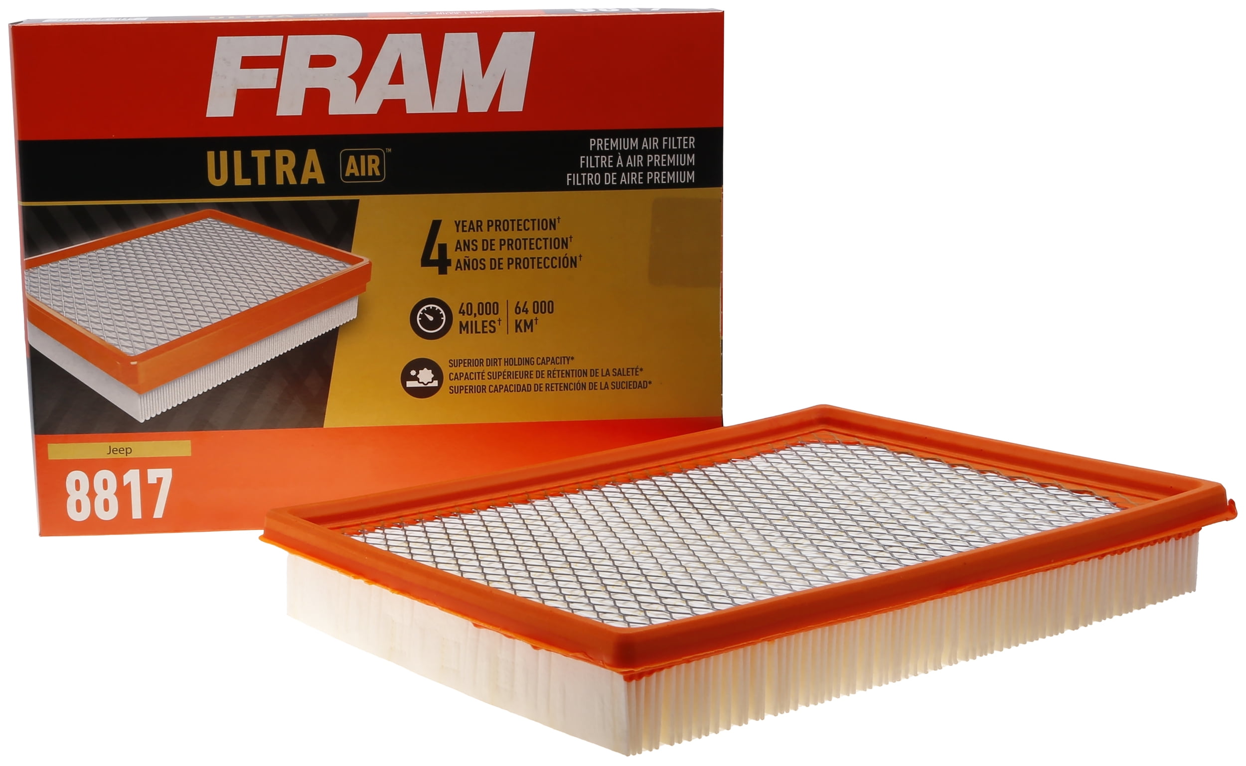 FRAM Ultra Air XGA8817, Premium Engine Air Filter, Replacement Filter